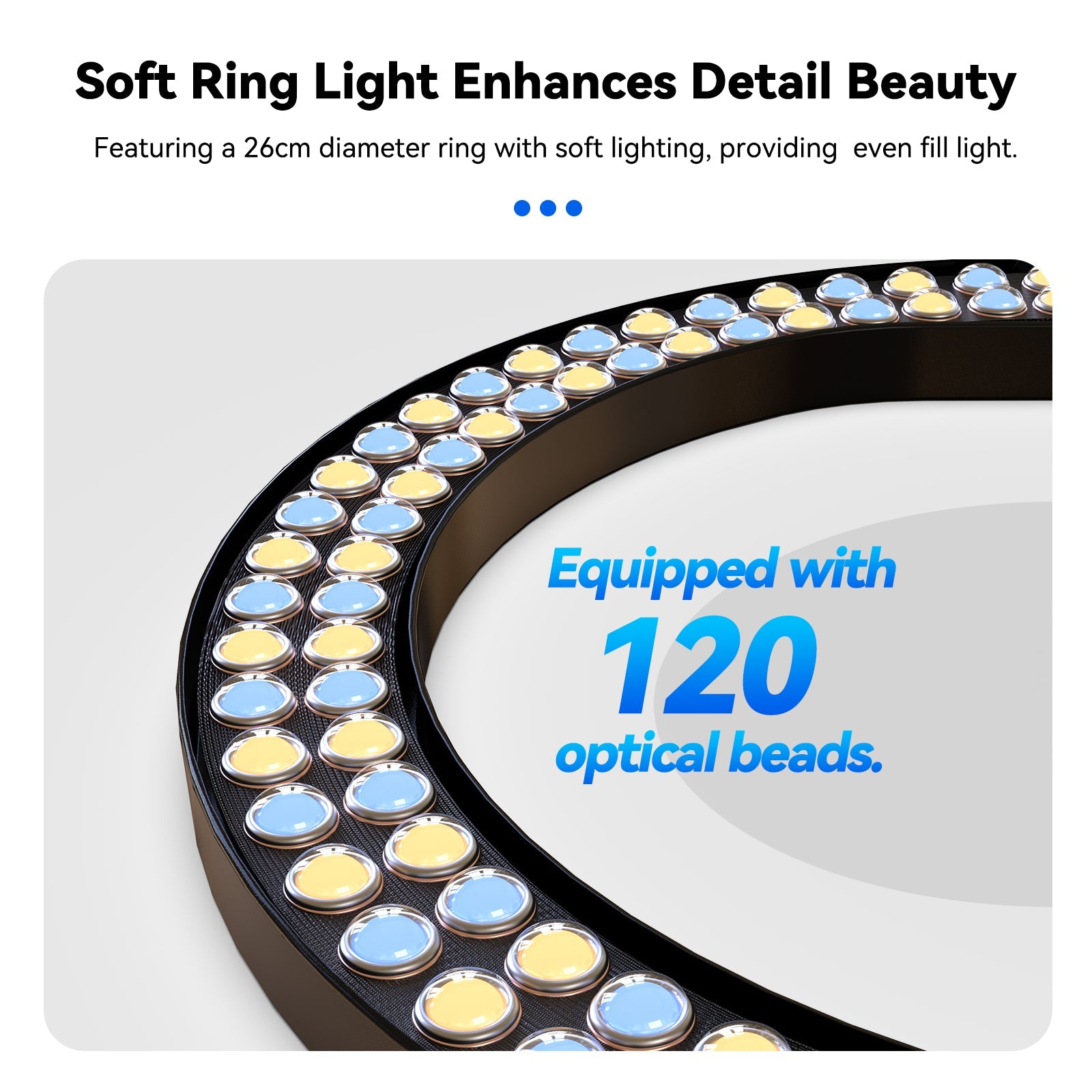 TELESIN Selfie Ring Light