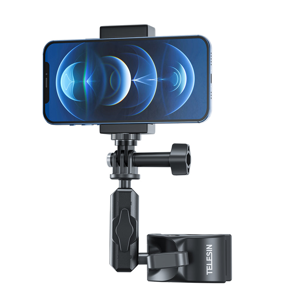 TELESIN Plastic Universal Handlebar Mount Tube Clamp