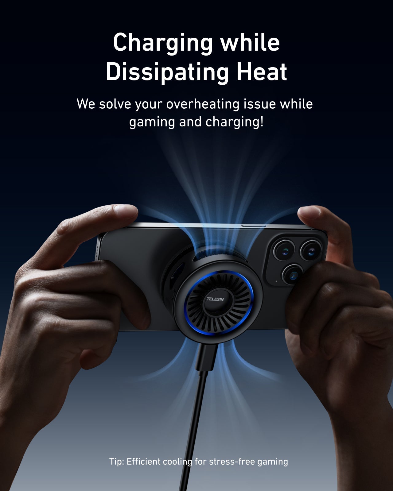 TELESIN Magnetic Phone Cooler