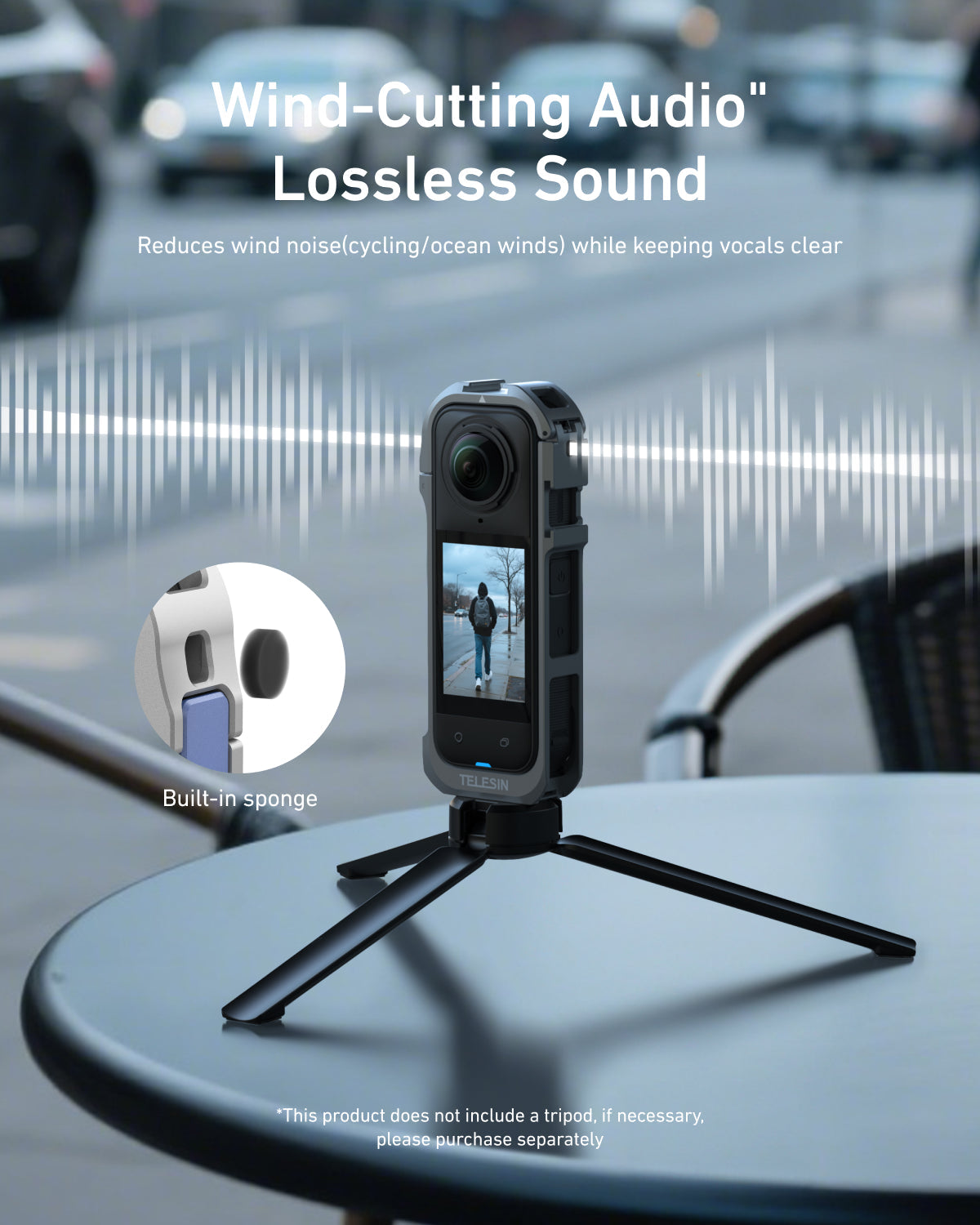 TELESIN Full Cage Protection for Insta360 X5