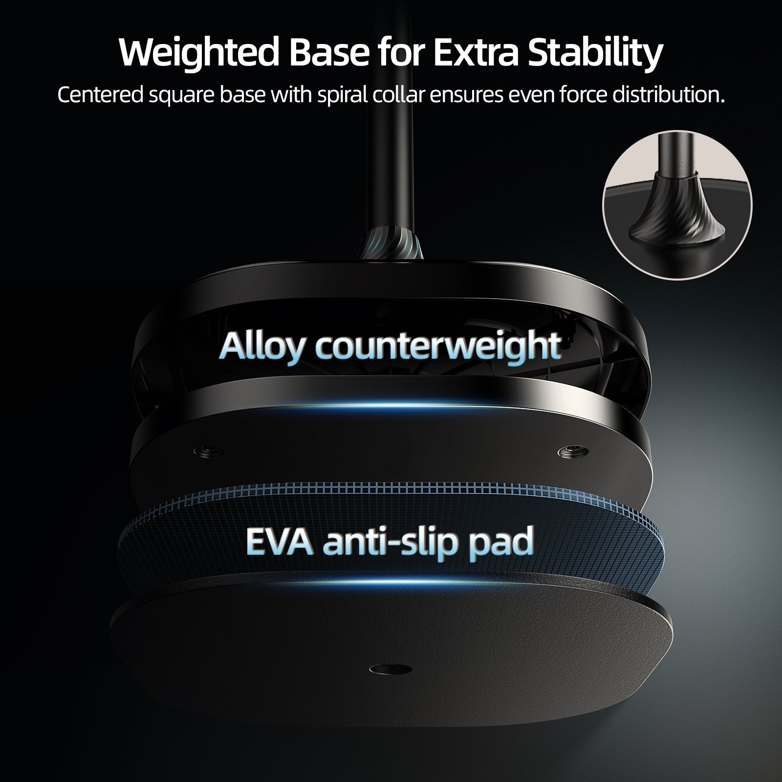TELESIN mobile video/live shooting magnetic floor stand
