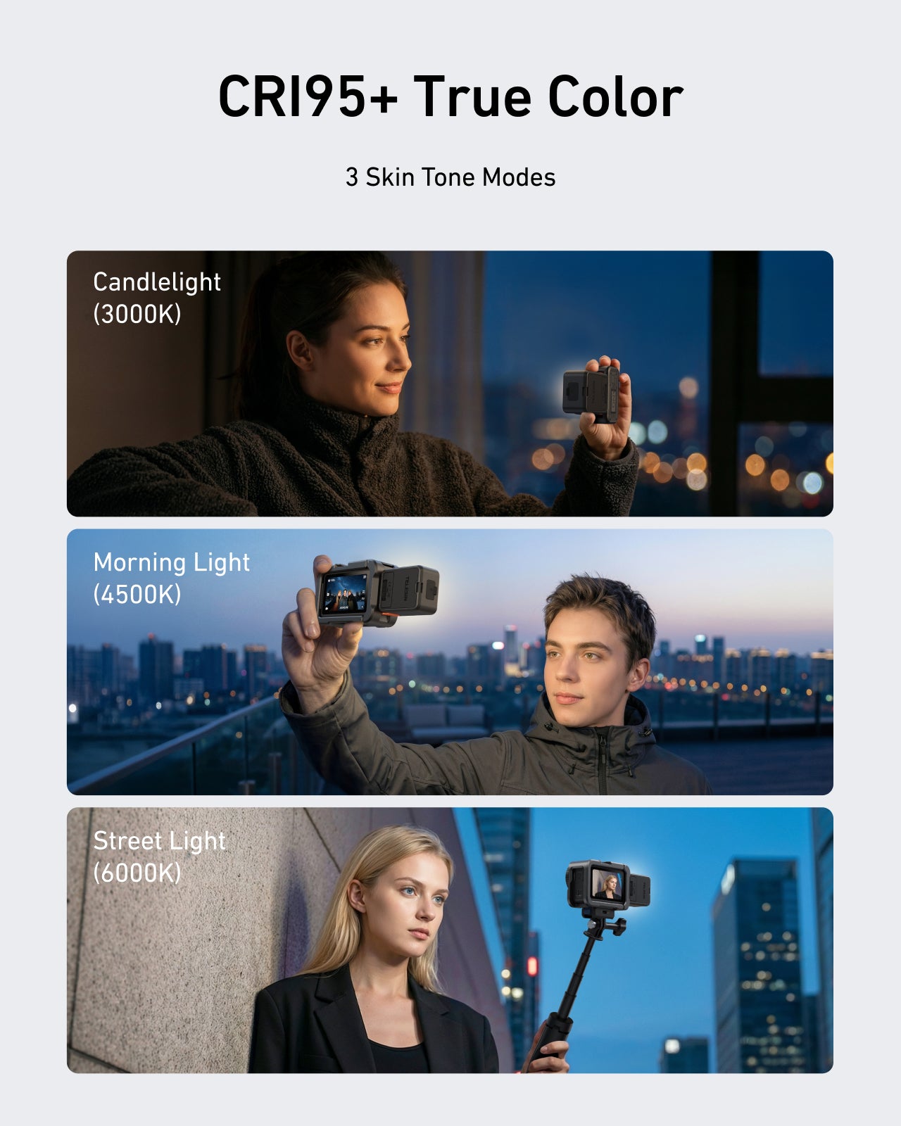 Magnetic Quick-Release Fill Light for Osmo Nano/Action 6