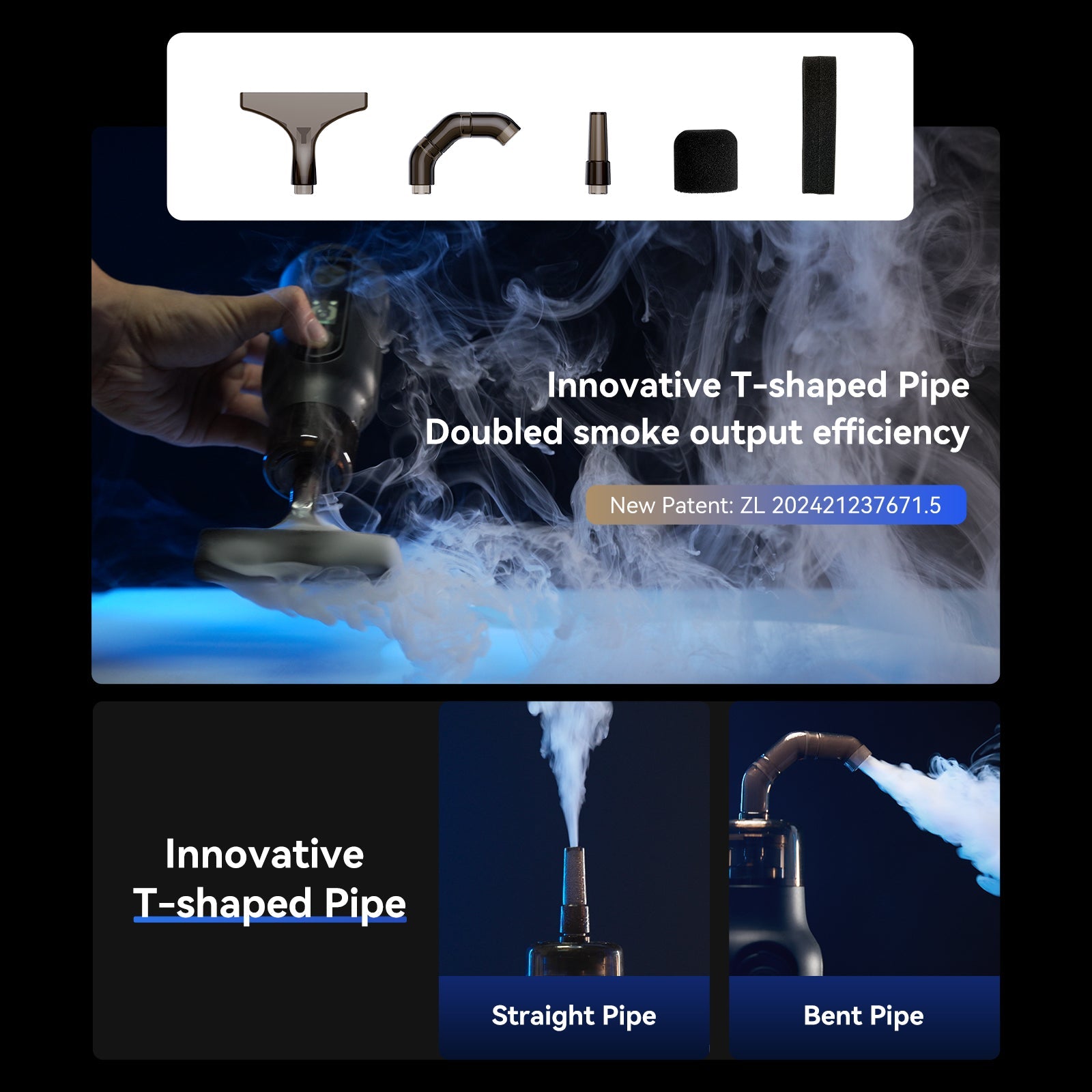 TELESIN C40 Portable Fog Machine