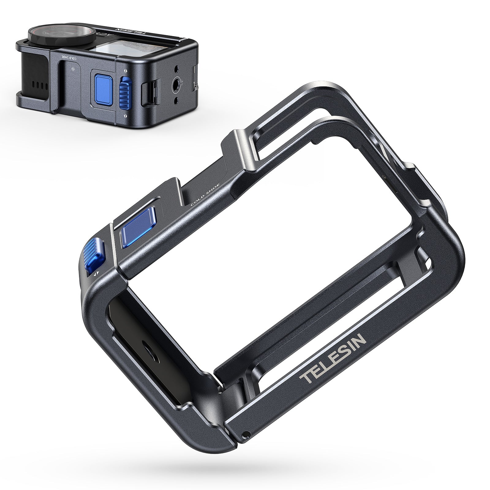 Ultra-light Metal Cage for DJl Action 5 Pro/4/3