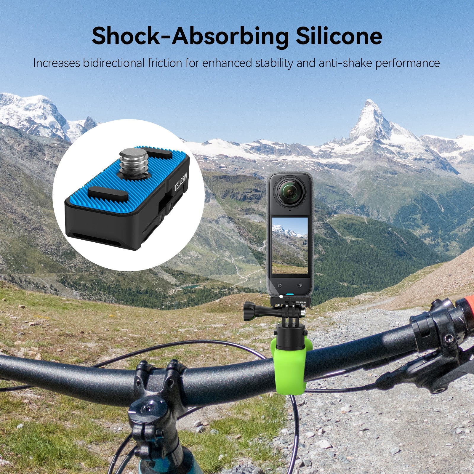 Telesin Dual Mount Adapter For Insta360 X4