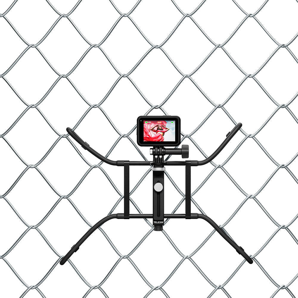 TELESIN Adjustable Universal Fence Mount for Action Cameras/ Phones