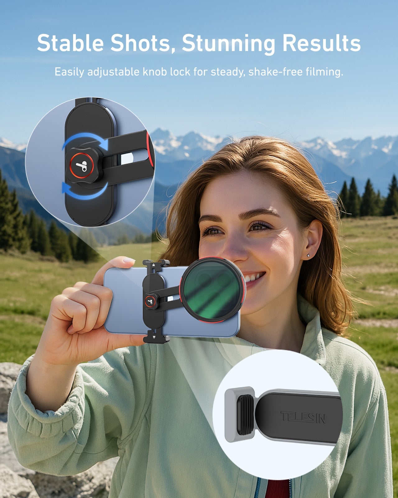 Telesin Phone Filters Mount