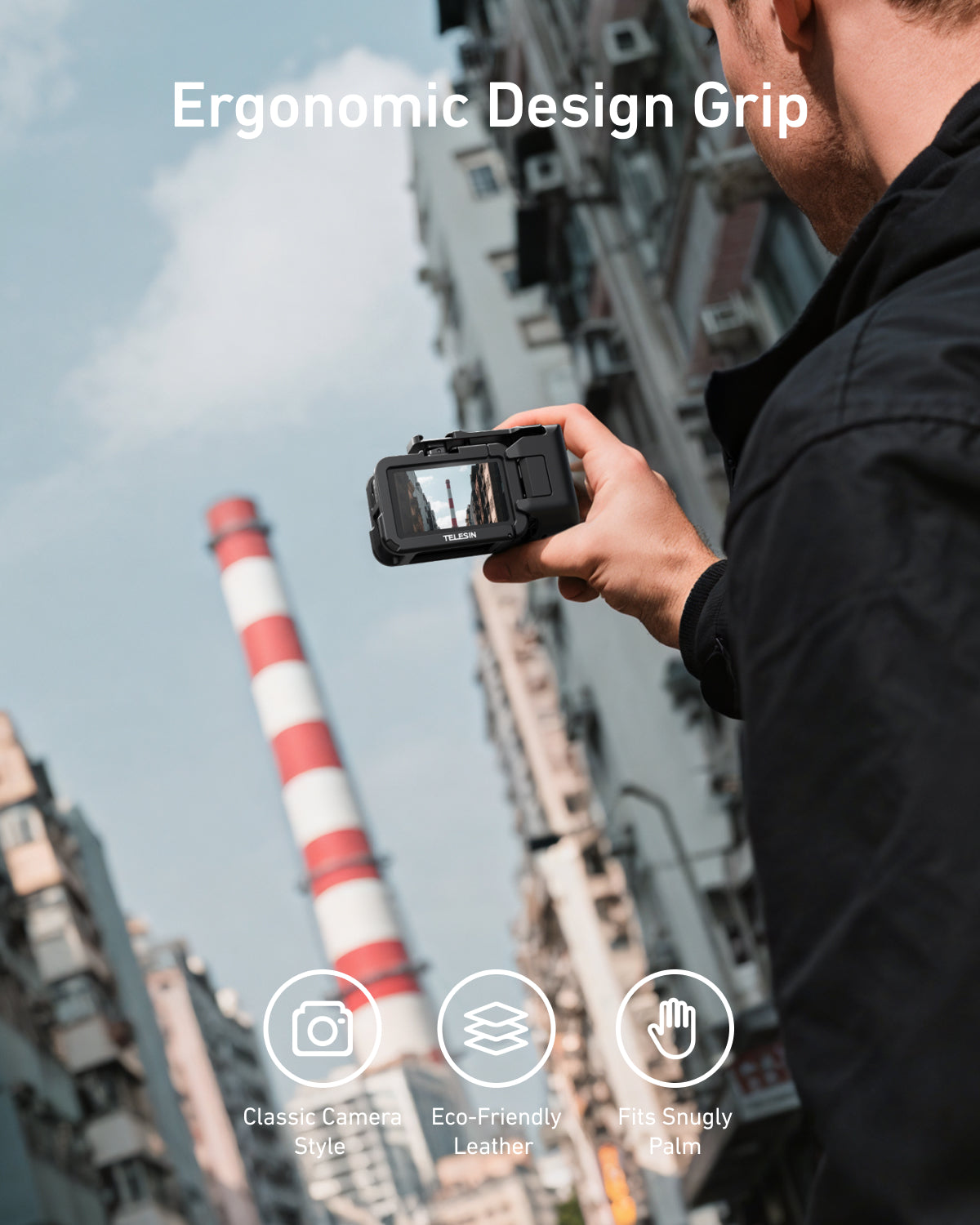 TELESIN StreetGrip Kit for Action 3-5