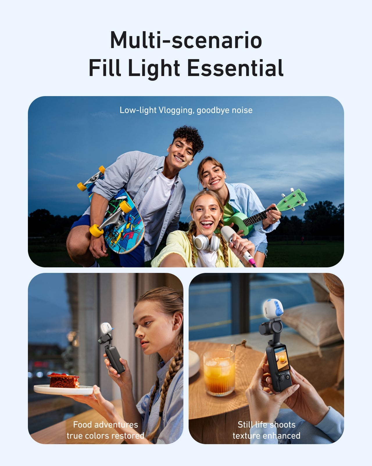 Mini Monster Fill Light Kit for DJI Osmo Pocket 3