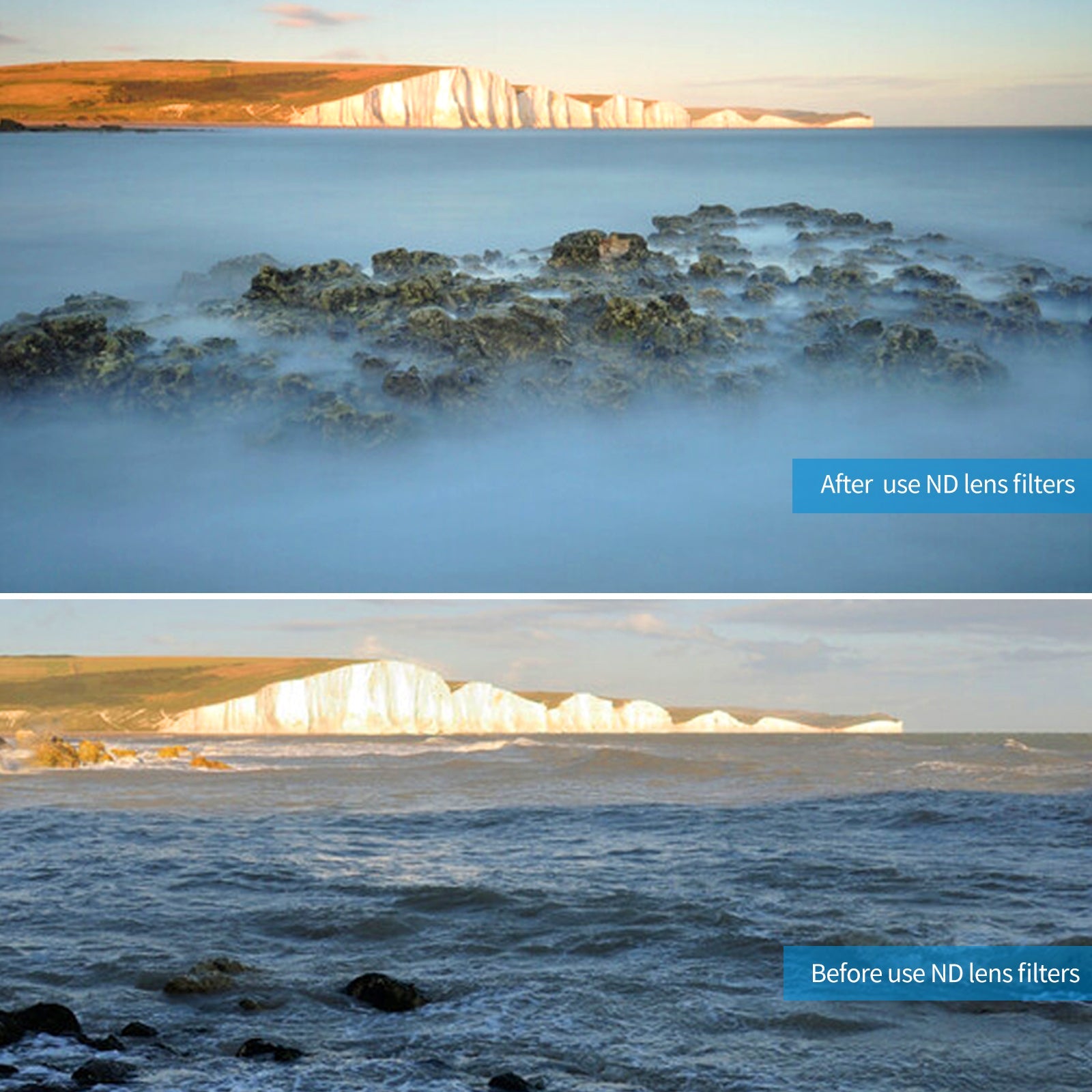 TELESIN ND & CPL Lens Filters Set for GoPro Hero 12/11/ 10/ 9/ Mini