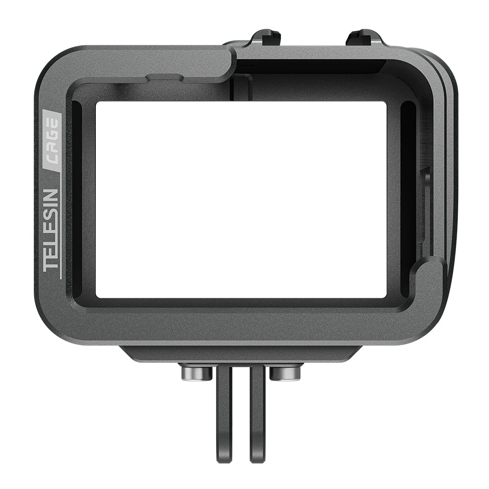 TELESIN Metal Cage Vertical Frame for GoPro 12/11/10/9