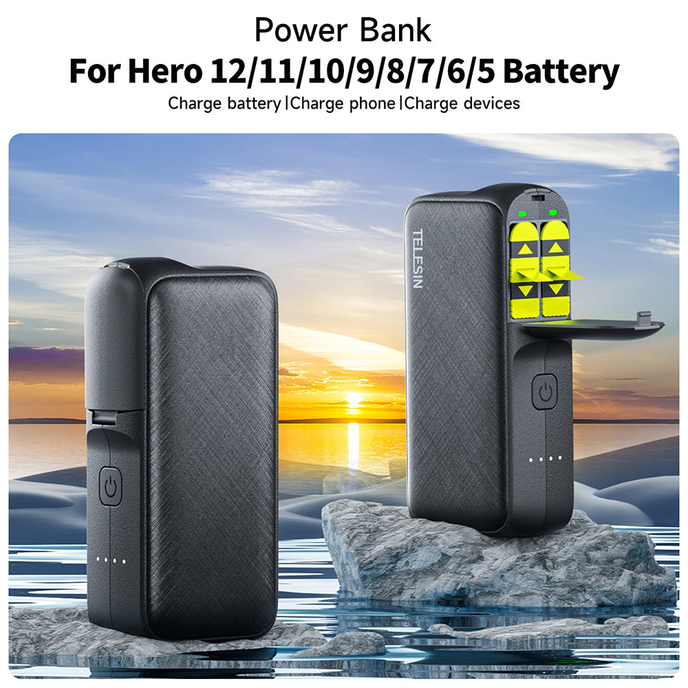 Power Bank Storage Charging Case For GoPro