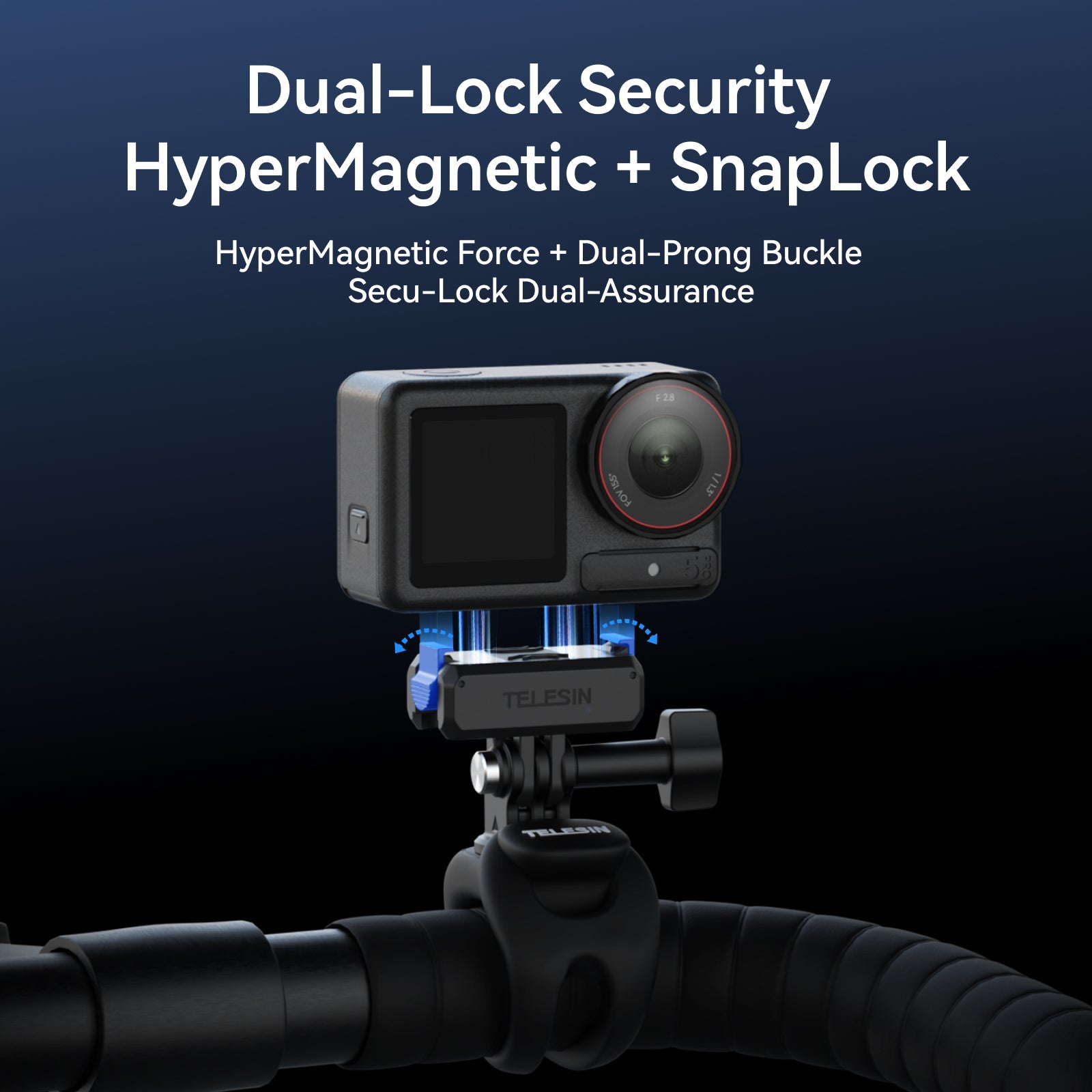 TELESIN Quick-Detach Mount For Action 5/4/3