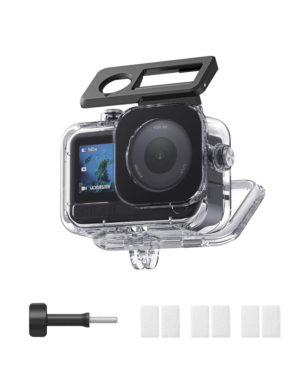 60m Waterproof Case For DJI Osmo Action 6